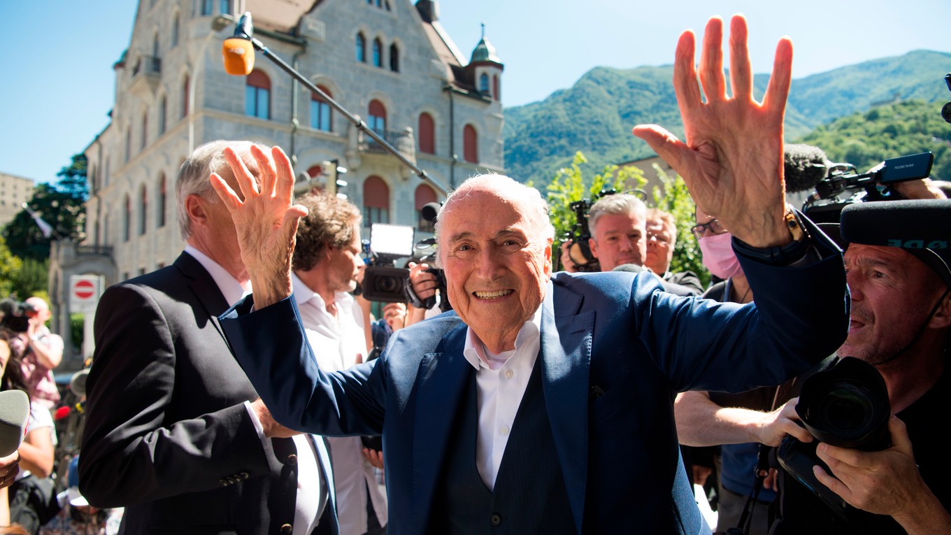 Bývalý šéf FIFA Joseph Blatter.
