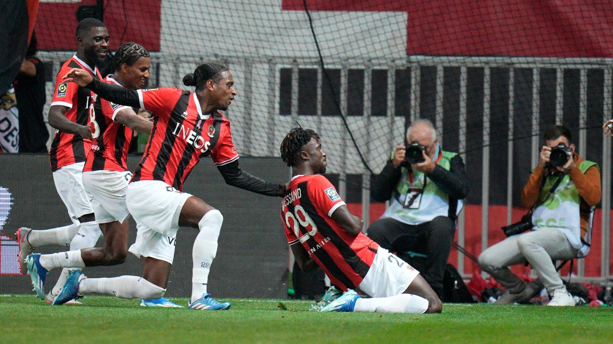 Futbalisti OGC Nice.