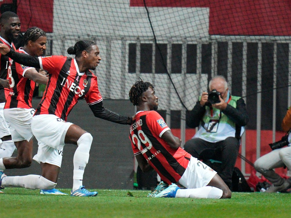 Futbalisti OGC Nice.