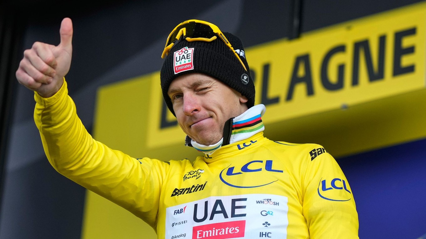 Tadej Pogačar - držiteľ žltého dresu