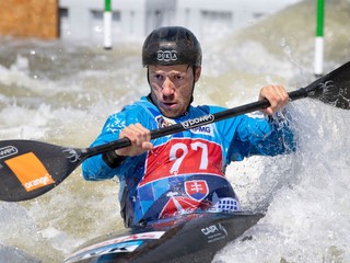 Slovenský kajakár a reprezentant vo vodnom slalome Martin Halčin.
