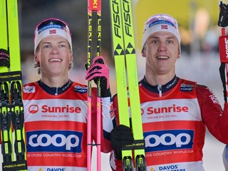 Johannes Hösflot Kläbo a Erik Valnes react.