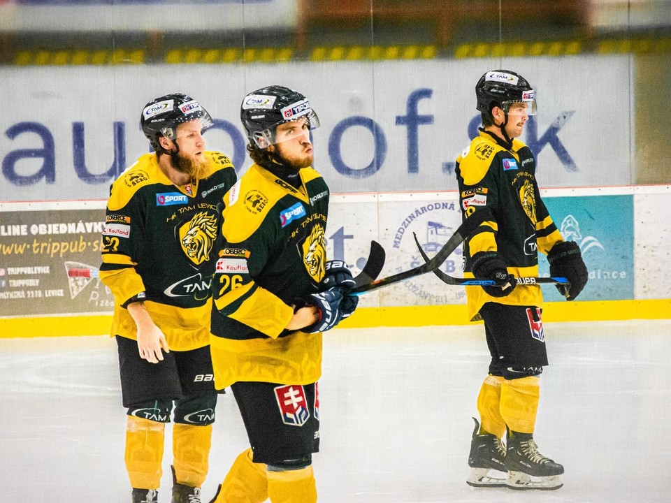 Hráči HK Levice.