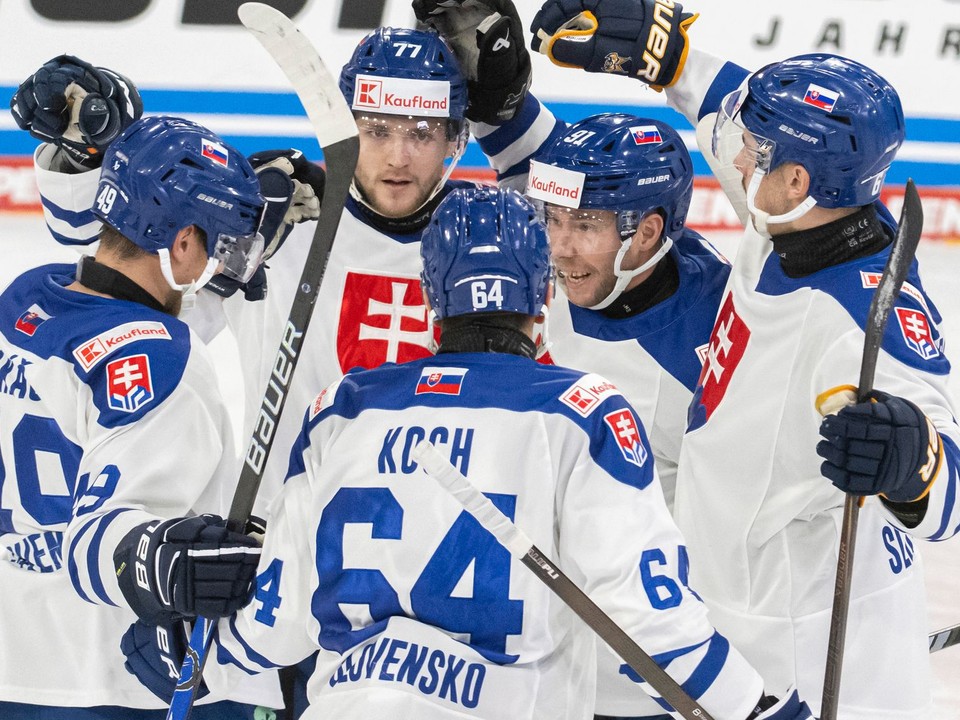 Gólová radosť slovenských hokejistov