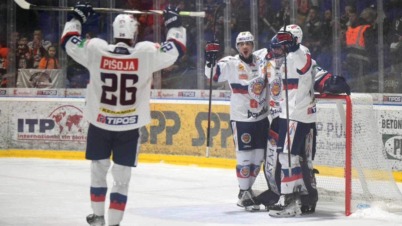 Radosť hráčov Zvolena.