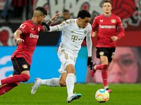 Momentka zo zápasu Bayern Mníchov - Bayer Leverkusen.