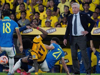 Carlo Ancelotti na lavičke Brazílie