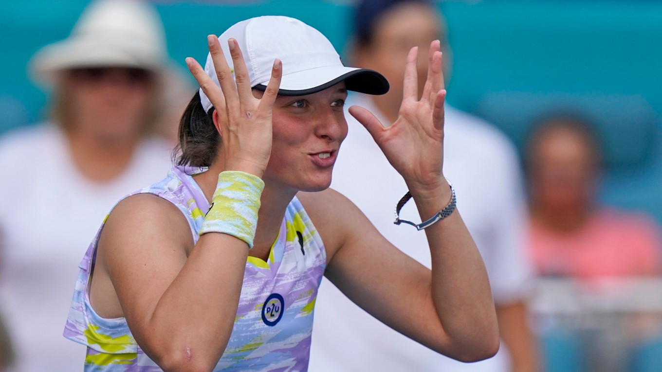 Poľská tenistka Iga Swiateková.