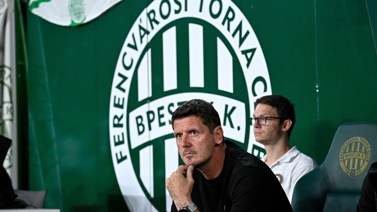 Slovenský tréner Balázs Borbély z Ferencvárosu Budapešť 