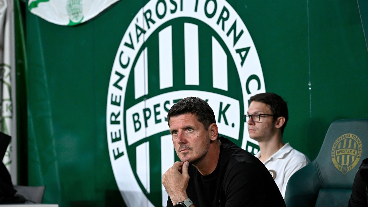 Slovenský tréner Balázs Borbély z Ferencvárosu Budapešť 