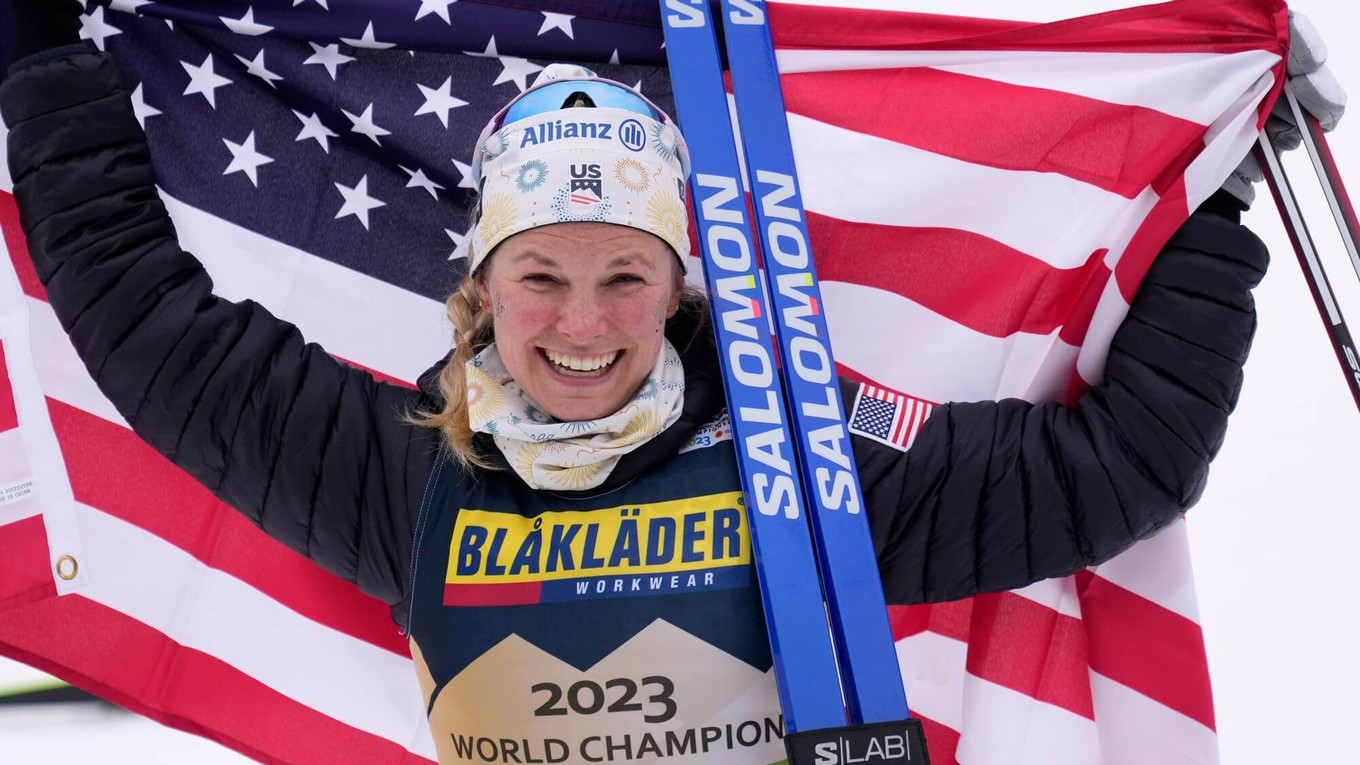 Americká reprezentantka v behu na lyžiach Jessica Digginsová. 