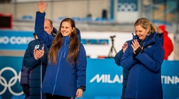 Na snímke členka MOV Danka Hrbeková (vľavo) a prezidentka MOV Kirsty Coventryová.