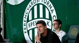 Slovenský tréner Balázs Borbély z Ferencvárosu Budapešť 