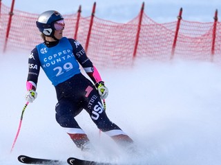 Lindsey Vonnová absolvovala pri návrate aj super-G v stredisku Copper Mountain.