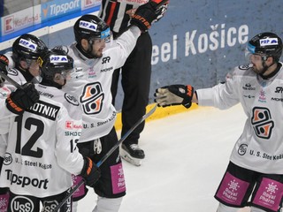 Gólová radosť hráčov Košíc