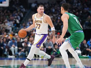 Luka Dončič v zápase proti Dallasu Mavericks