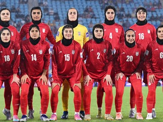 Futbalistky Iránu.