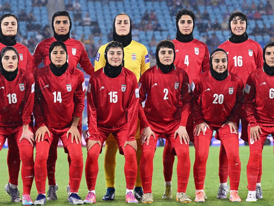Futbalistky Iránu.