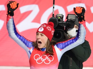 Petra Vlhová získala zlato v slalome na ZOH 2022 v Pekingu.