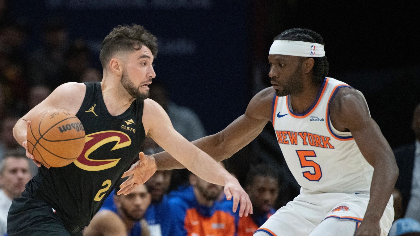 Fotka zo zápasu Cleveland Cavaliers - New York Knicks.