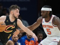 Fotka zo zápasu Cleveland Cavaliers - New York Knicks.