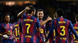 Futbalisti FC Barcelona.