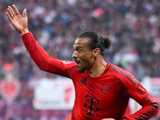 Leroy Sané v drese klubu Bayern Mníchov.