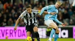 Momentka zo zápasu Manchester City - Newcastle United
