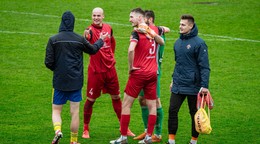 Futbalisti MŠK Púchov.