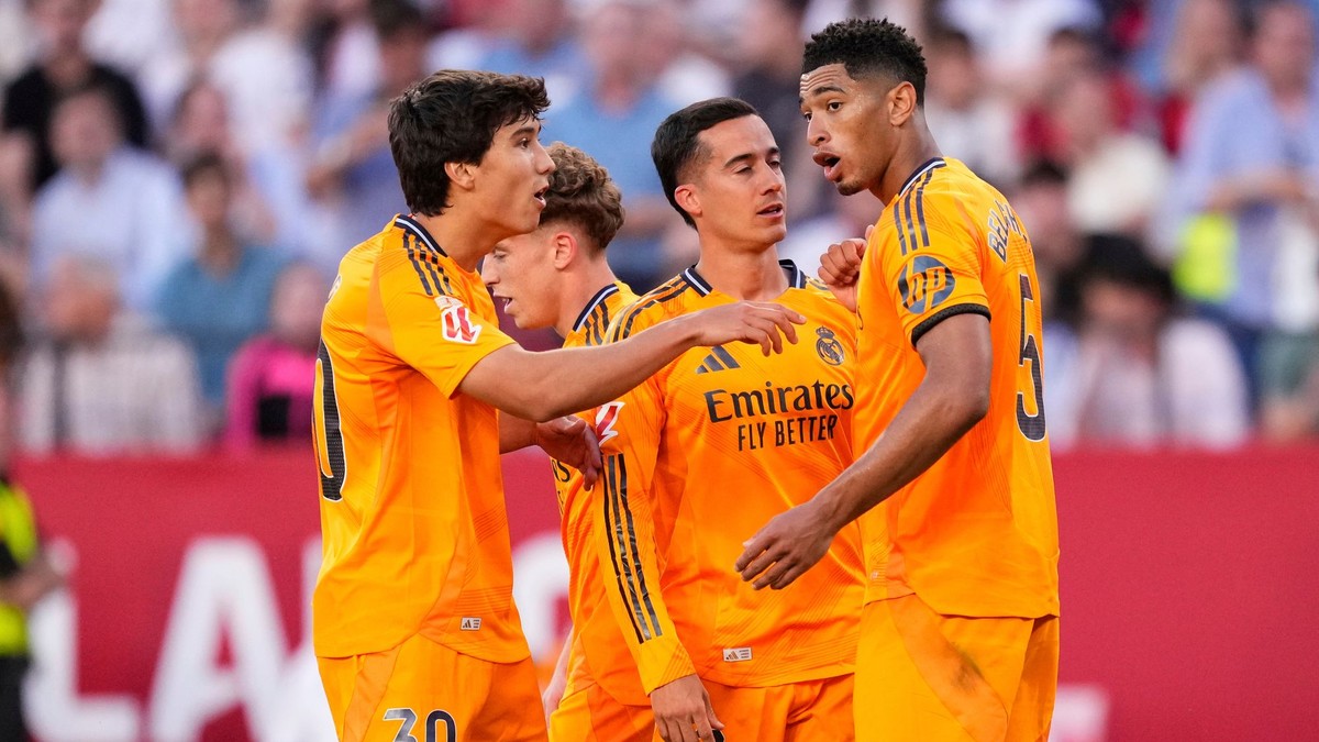 Radosť hráčov Realu Madrid. 