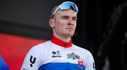 Slovenský cyklista Lukáš Kubiš.