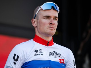 Slovenský cyklista Lukáš Kubiš.