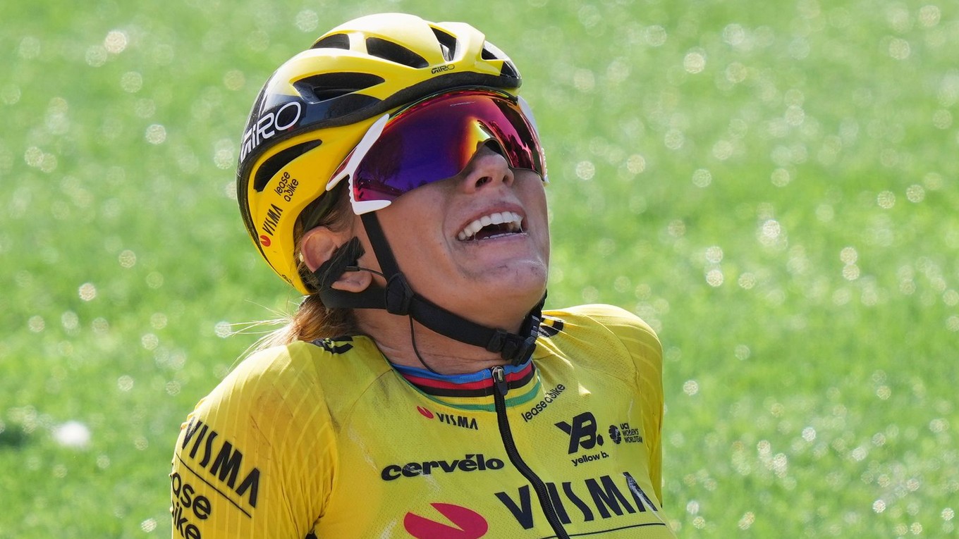 Cyklistka tímu Visma-Lease a Bike Pauline Ferrand-Prevotová.