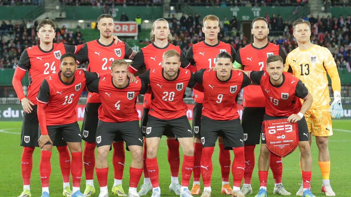 Futbalisti Rakúska.