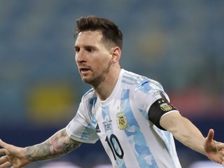 Lionel Messi na Copa América 2021.