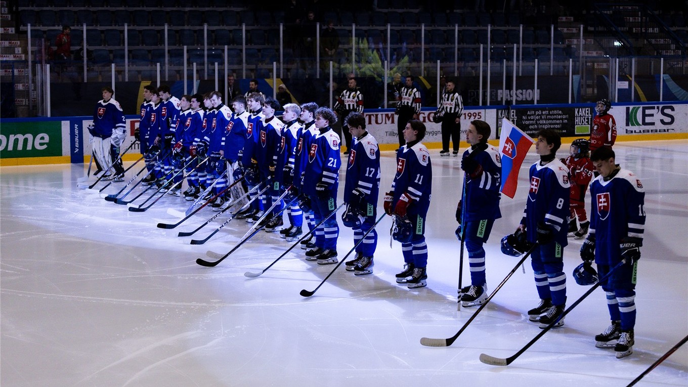 Slovenskí hokejisti do 20 rokov
