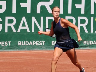 Anna Karolína Schmiedlová na turnaji v Budapešti. 