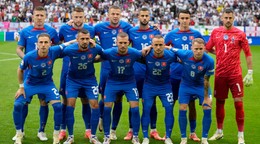 Slovenskí futbalisti pred zápasom Slovensko - Anglicko v osemfinále EURO 2024.