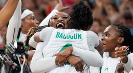 Basketbalistky Nigérie sa tešia z výhry