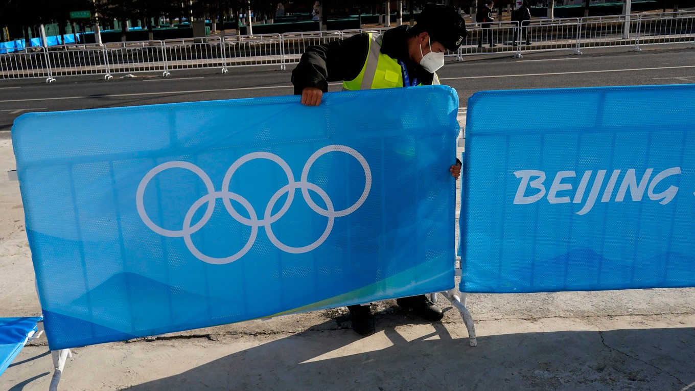 Momentka zo ZOH 2022 v Pekingu.