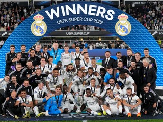 Real Madrid triumfoval v súboji o Superpohár UEFA 2022.