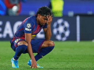 Lamine Yamal po prehre s Atléticom Madrid vo štvrťfinále Ligy majstrov.