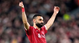 Mohamed Salah sa raduje po strelení gólu