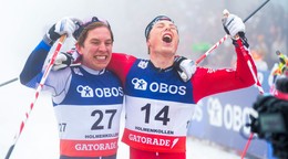 Einar Hedegart (vpravo) sa teší z výhry