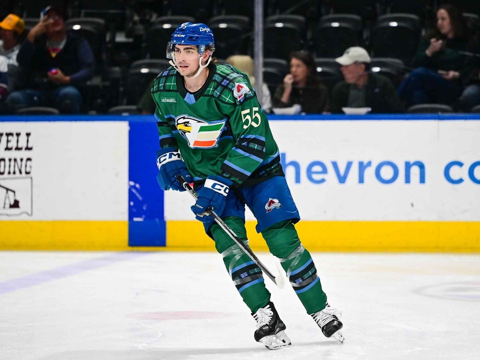 Maroš Jedlička v drese Colorada Eagles.