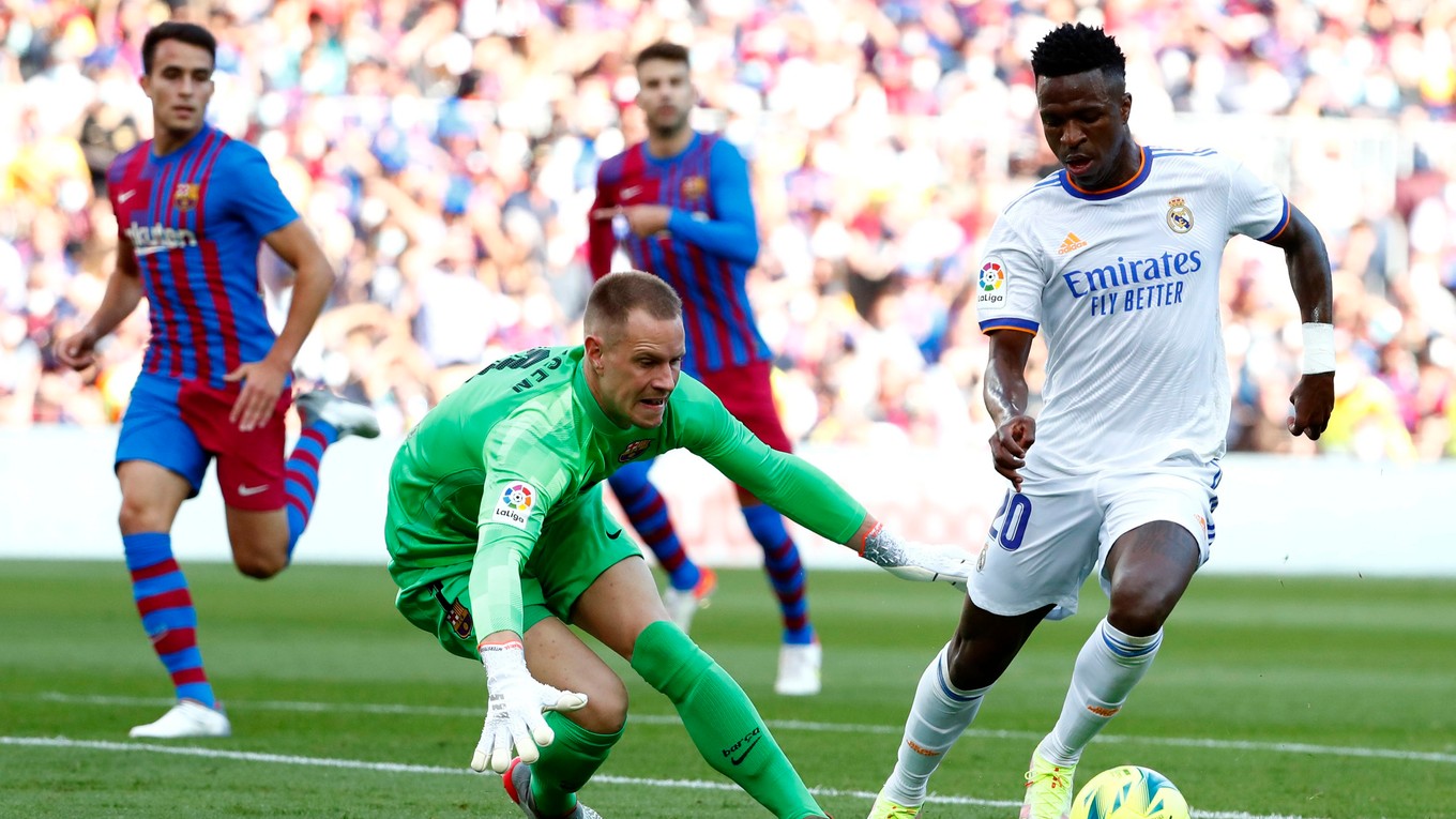 Momentka z El Clásica: FC Barcelona - Real Madrid.