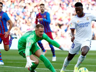 Momentka z El Clásica: FC Barcelona - Real Madrid.