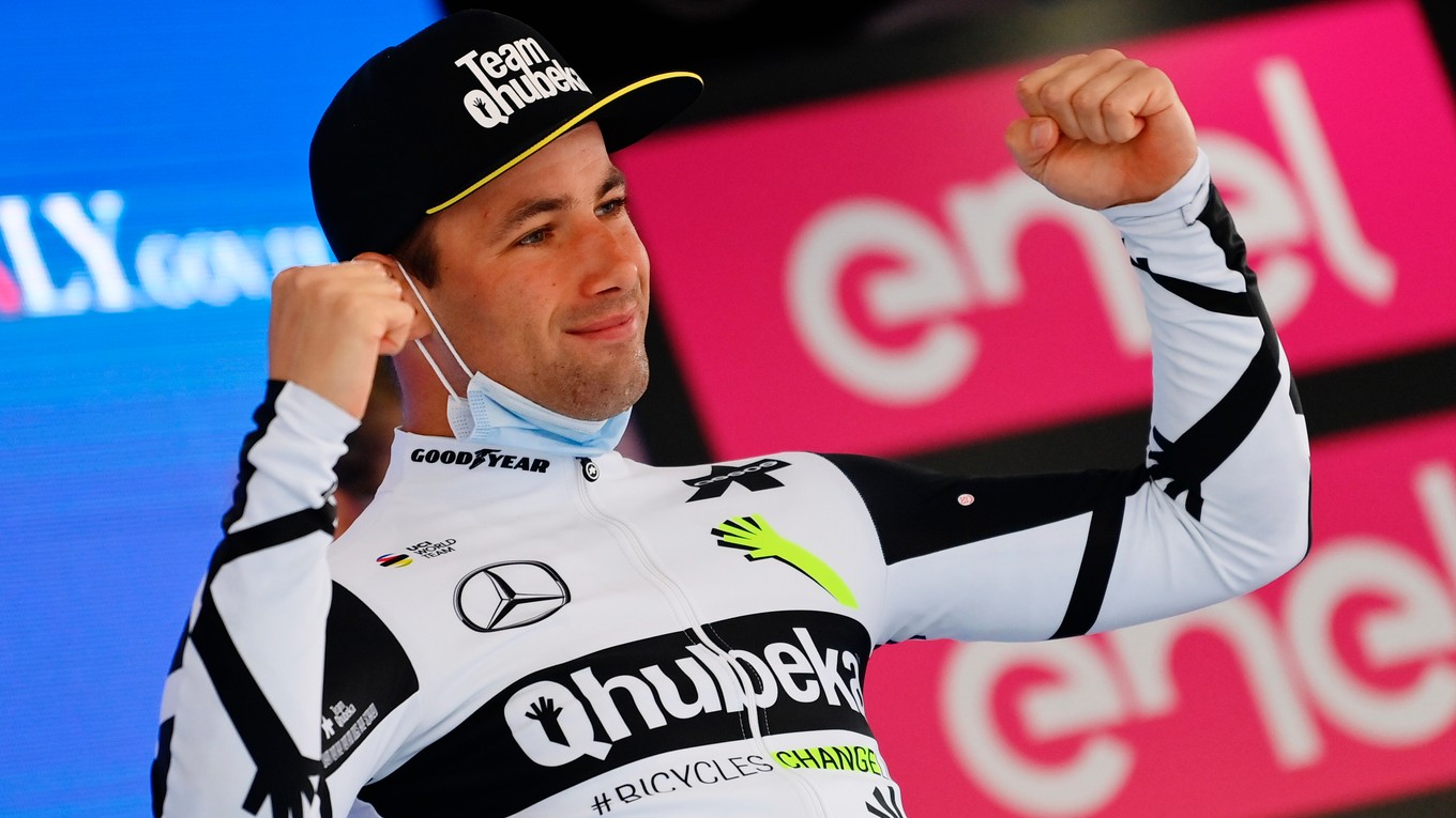 Belgičan Victor Campenaerts z tímu Qhubeka NextHash.