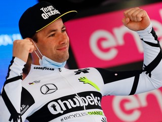 Belgičan Victor Campenaerts z tímu Qhubeka NextHash.