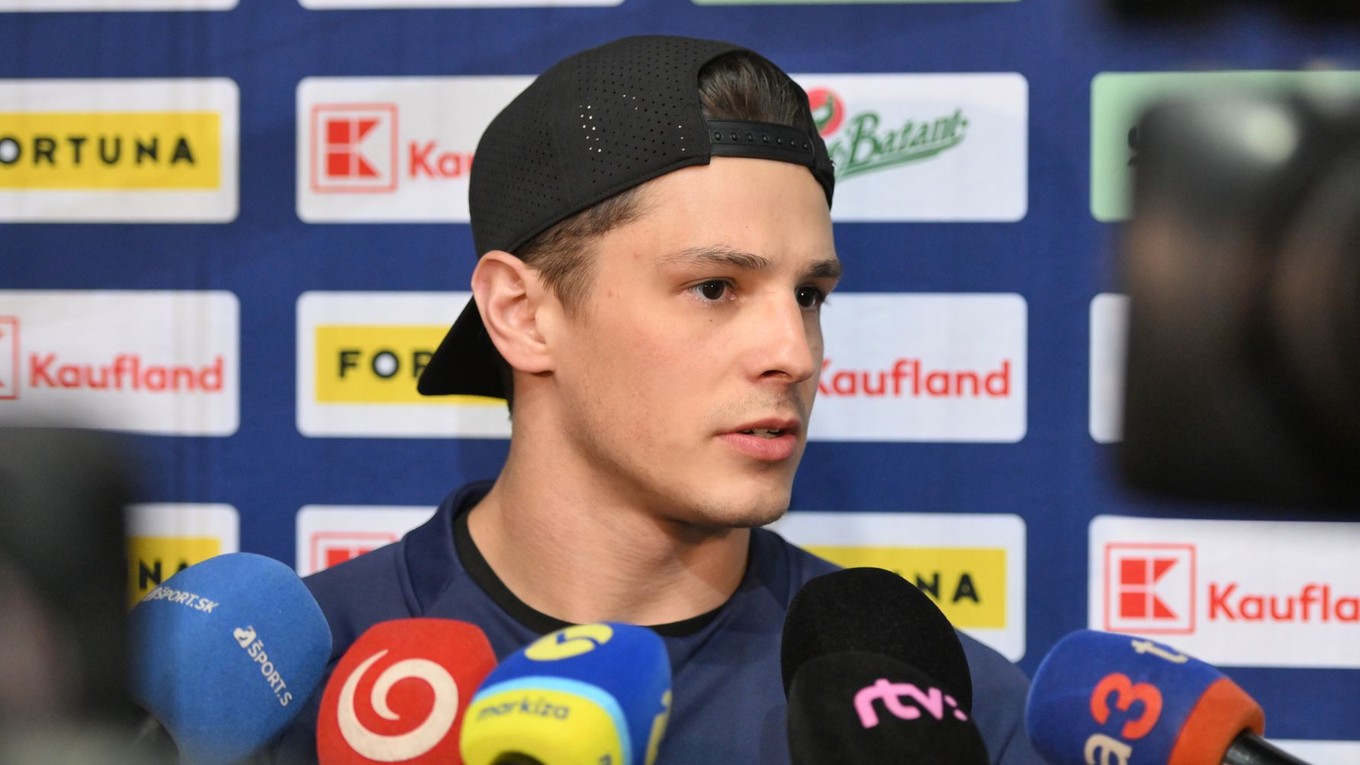 Obranca slovenskej hokejovej reprezentácie Patrik Koch.